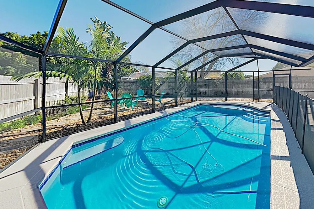 New Listing! Pool W/ Big Lanai, Near Beach 3 Bedroom Home