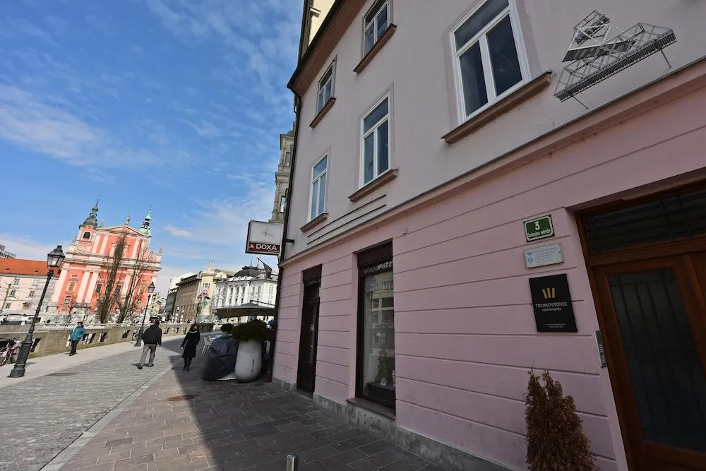 Tromostovje II In Heart Of Ljubljana