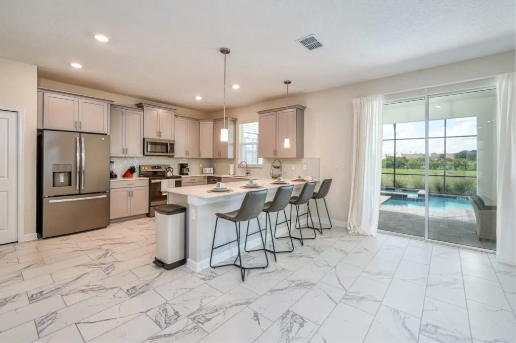 Spacious home near Disney with private pool and game room