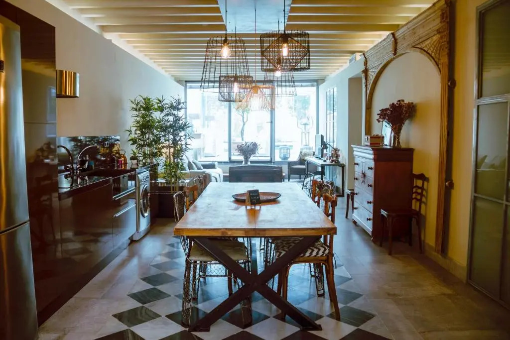 Apartamento Bizcocheros con piscina y jardín privado