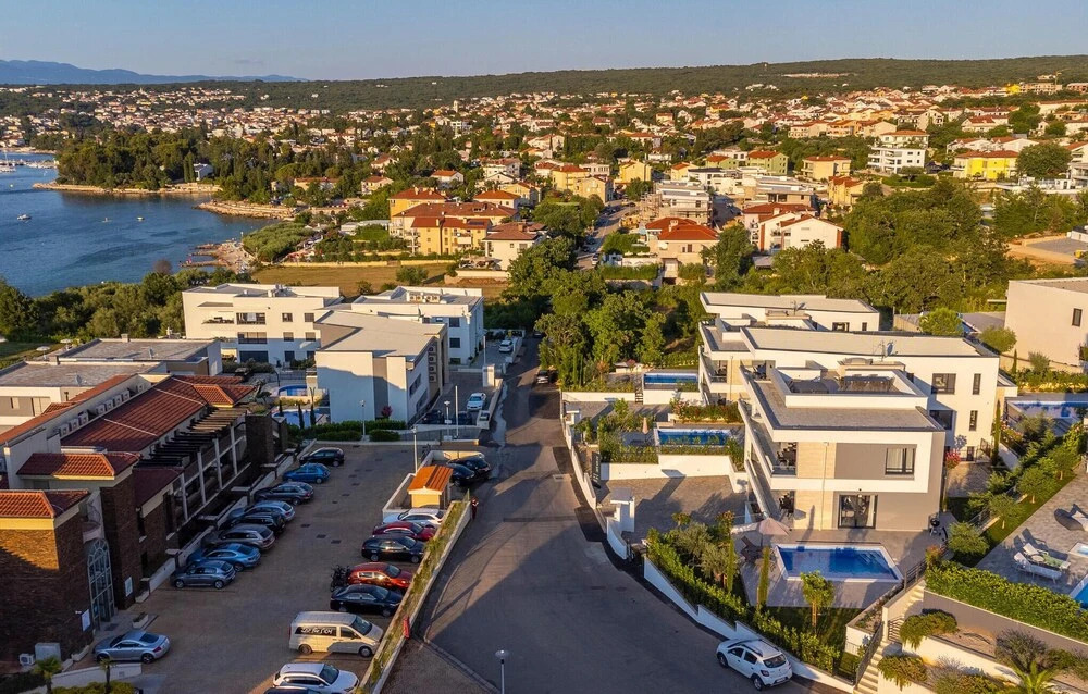 Awesome Apartment in Malinska With Outdoor Swimming Pool, Wifi and 2 Bedrooms