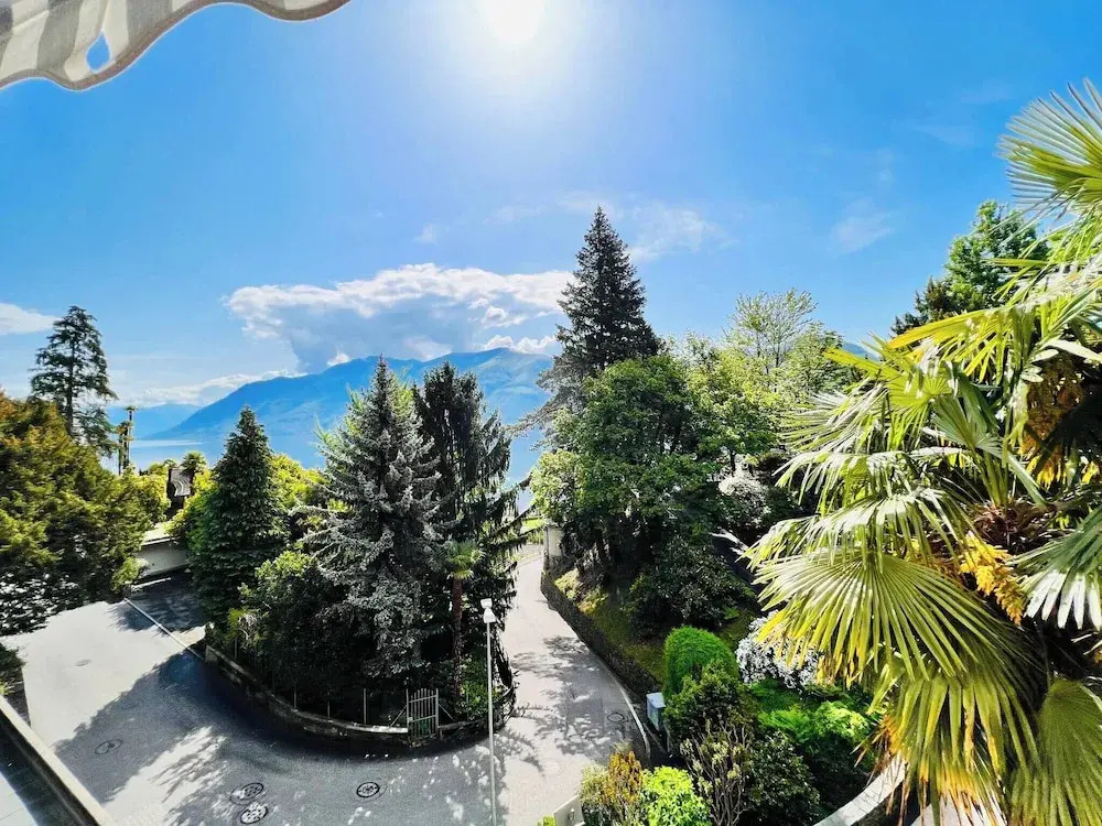 Enchanting View of Lake Maggiore & Mountains