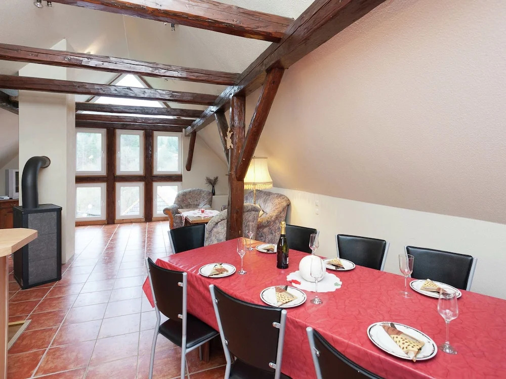 Large Apartment in Rübeland in the Harz With Cosy Wood Stove