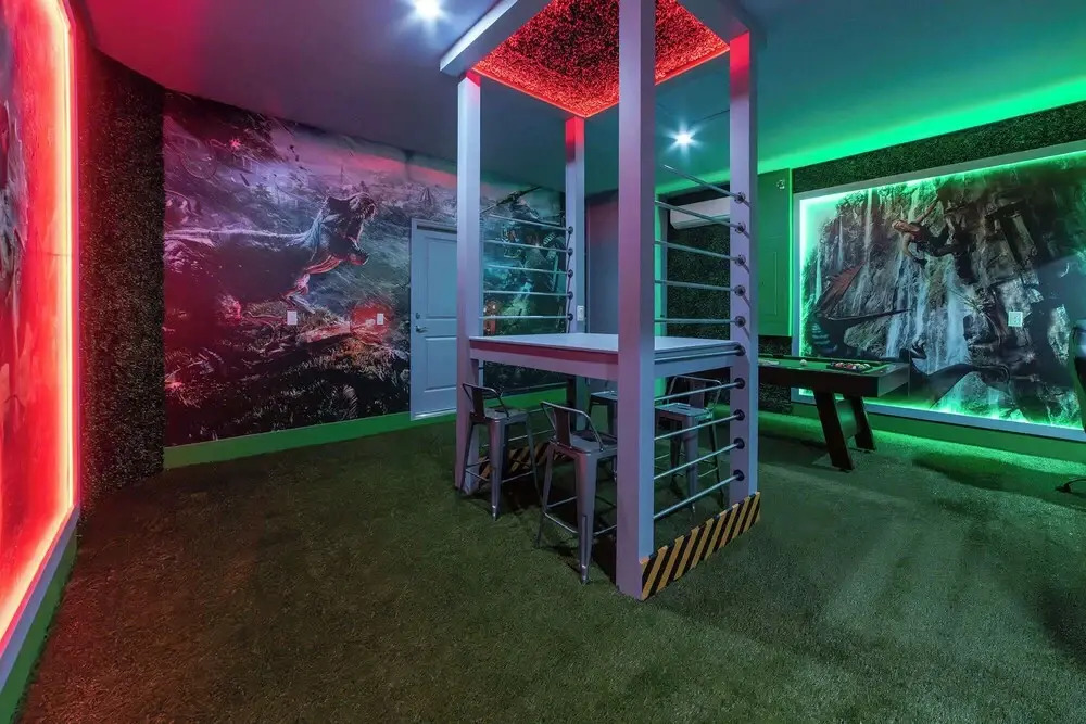 Funtastic Themed 5BR Home Pool Game Room