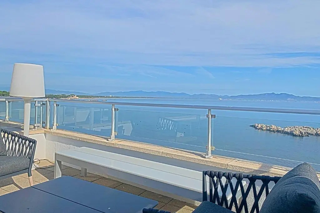 Luxe penthouse centrum l'Escala 300m STRAND-8PAX WiFi 2Parking