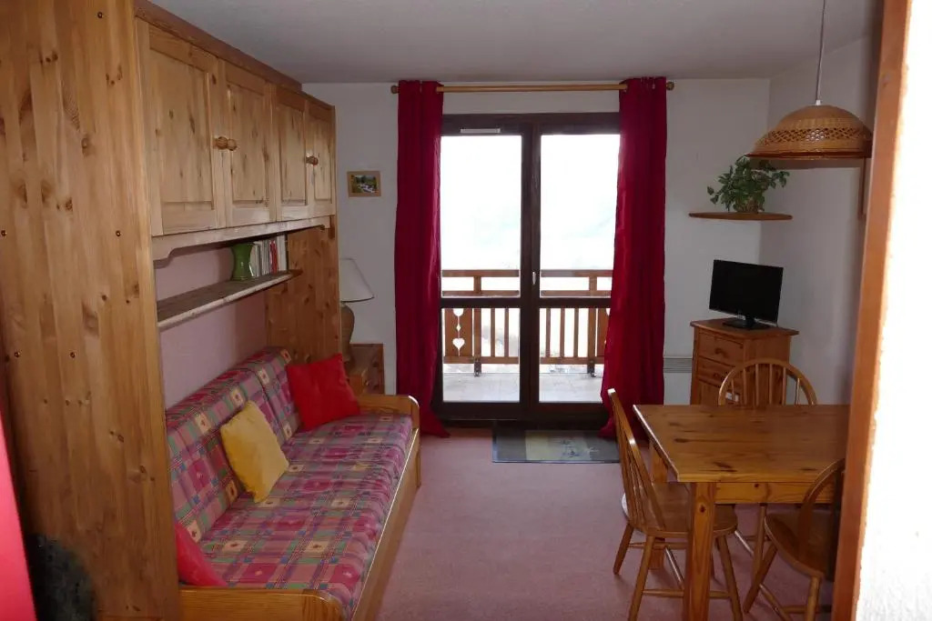 Studio coin montagne à Auris en Oisans avec vue magnifique