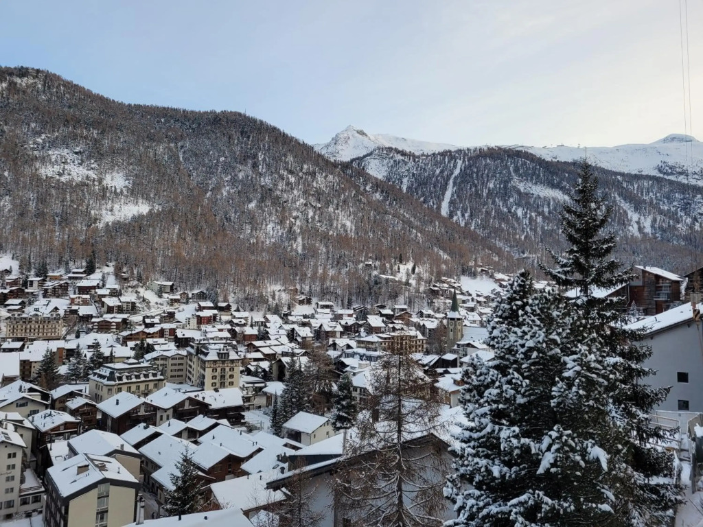 Studio in Zermatt mit toller Aussicht aufs Dorf