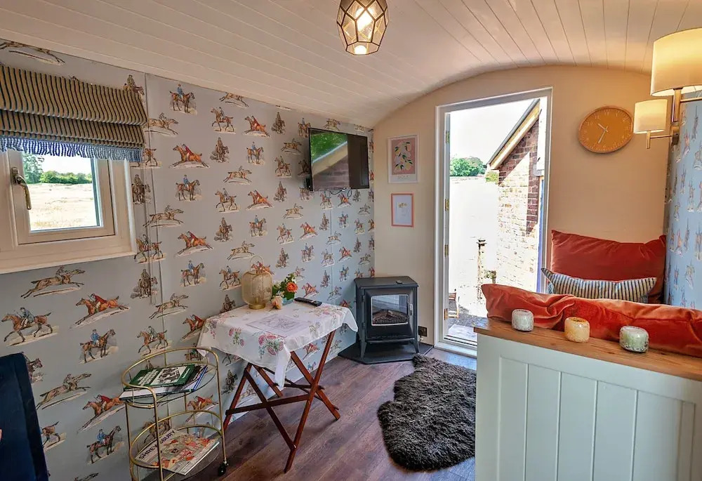 Train Carriage in Shrawardine With Starry Nights
