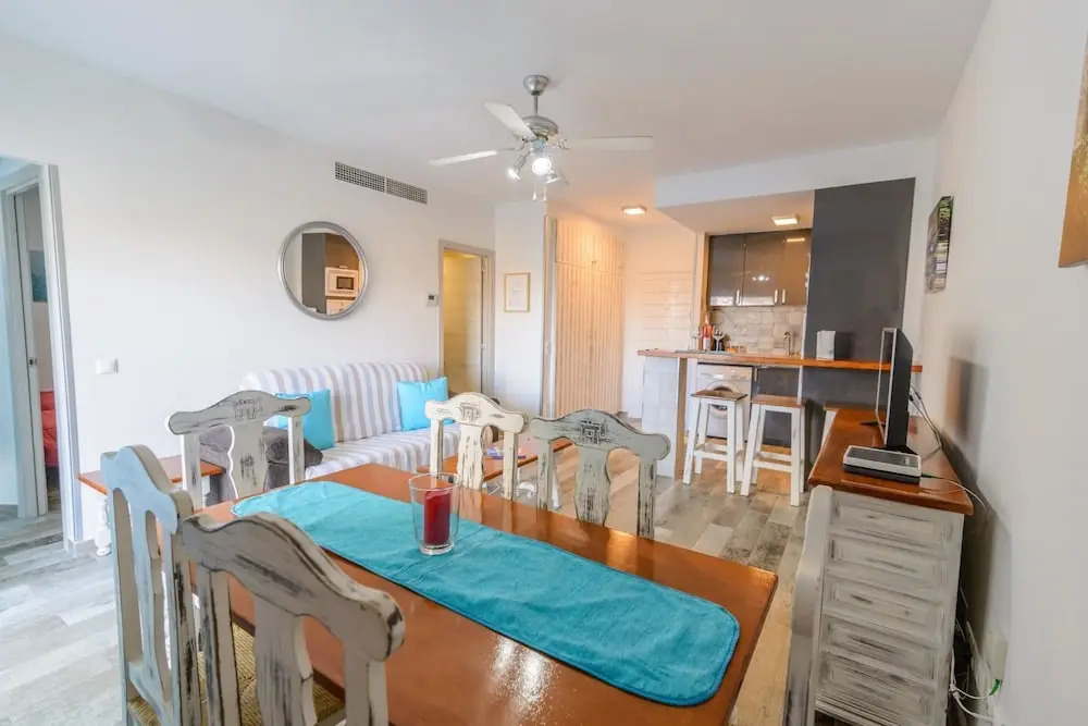Benal Beach 907 - First Line Beach 2BR Apartment in Benal Beach Resort with Water park.