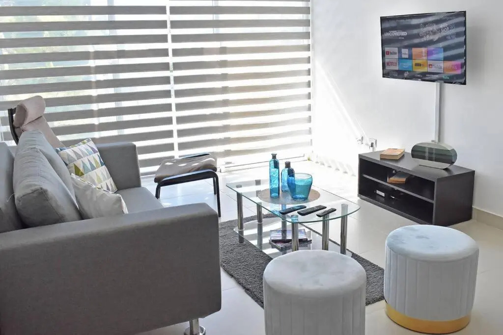 A2 Hermoso-moderno apart completo ciudad Santiago