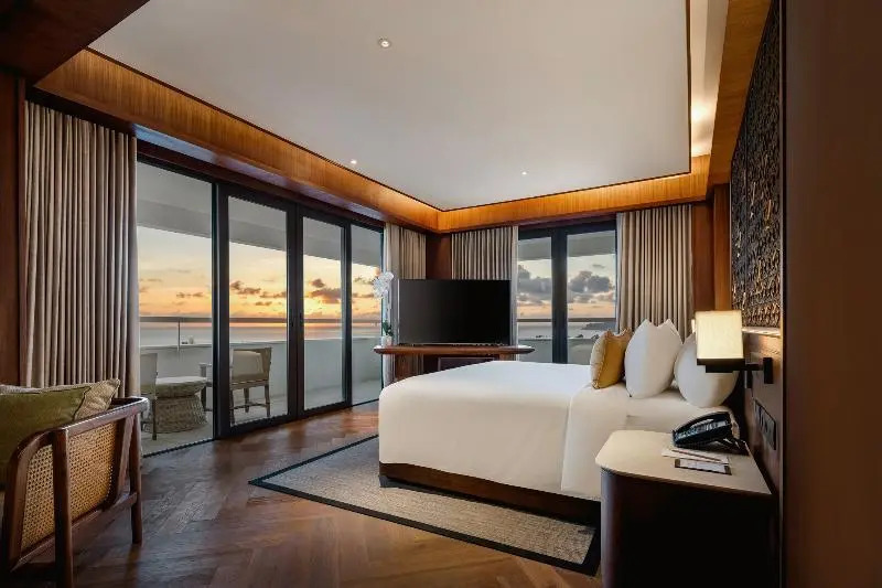 Люкс Executive с балконом и с видом на океан в Отель Bali Beach
