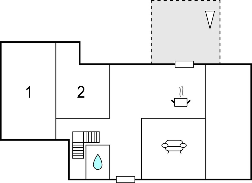 Awesome Home in Gärsnäs With Wifi and 2 Bedrooms