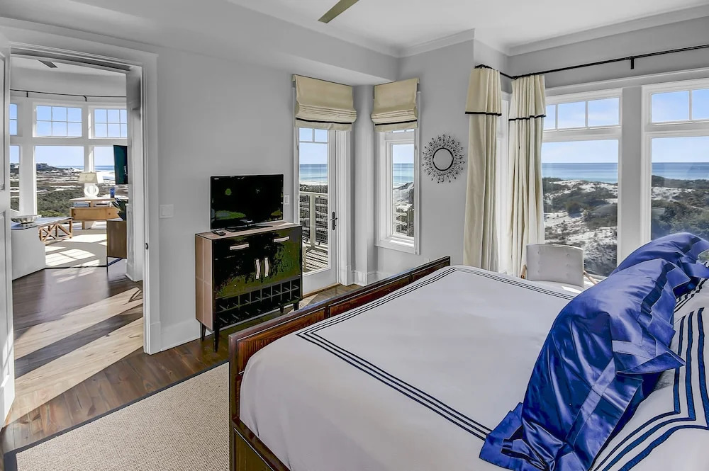 Gulf Front Penthouse Condo Complimentary Golf Cart 407 Compass Point 1, Watersound - 3 Br, Slps 8 3 Bedroom Condo by RedAwning