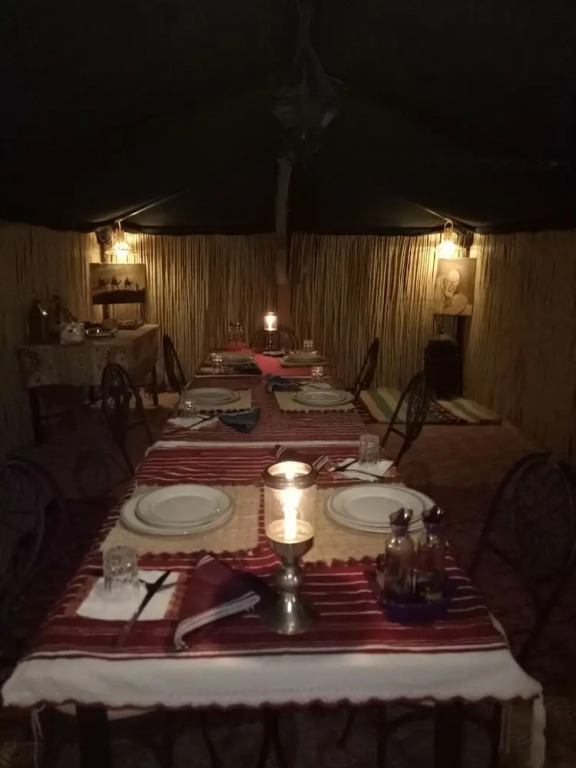 Quiet luxury desert camp