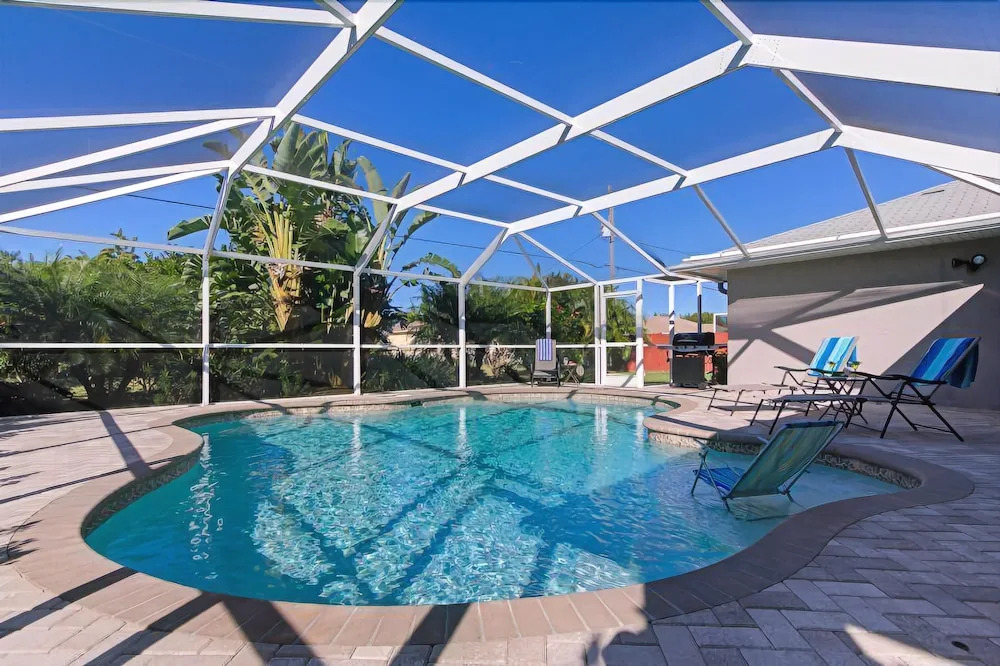 Canalfront Cape Coral Haven with Pool and Dock!
