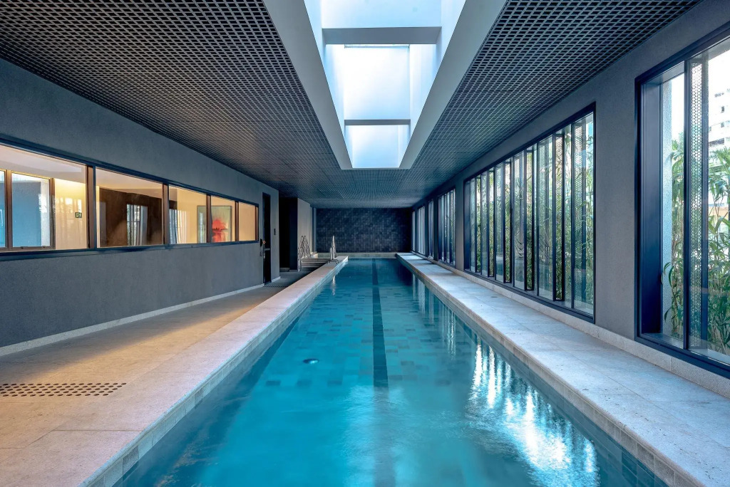Studio 16º Andar Com Piscina Aquecida E A/c