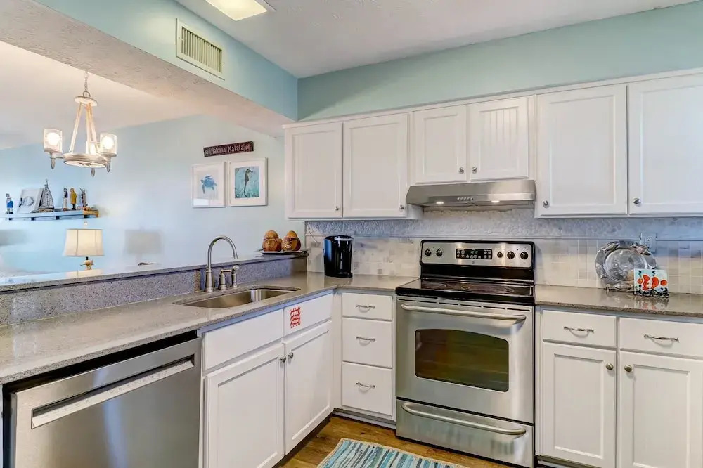 Beach Style Condo Includes Google Mini Home And Beach Access 2 Bedroom Condo by RedAwning