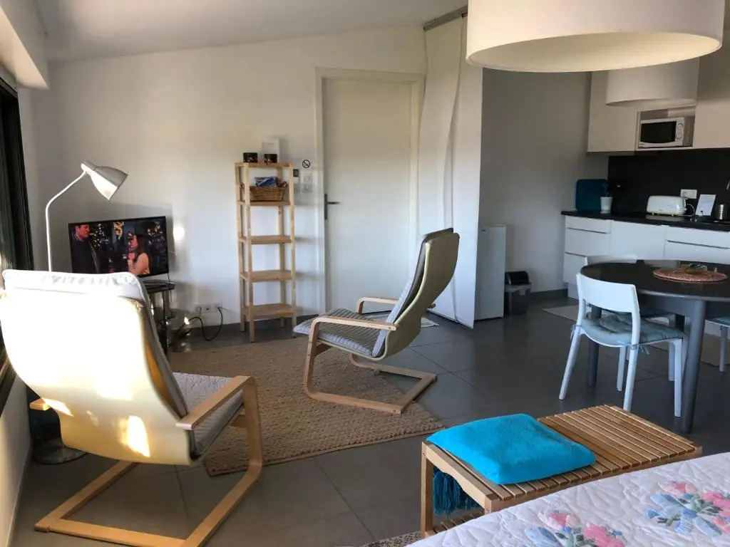 Gite-Grand studio contemporain proche Toulouse dans domaine Equestre