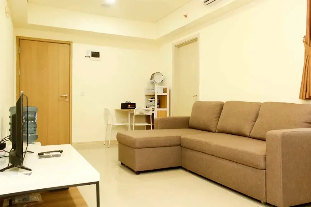 Comfortable and Serene Design 2BR at Meikarta Apartment