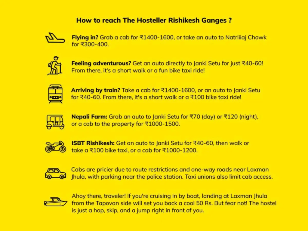 The Hosteller Rishikesh, Ganges