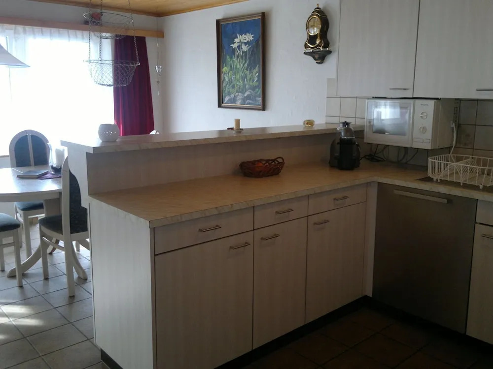 Apartment in Grachen With Balcony, Garden Furniture, Parking