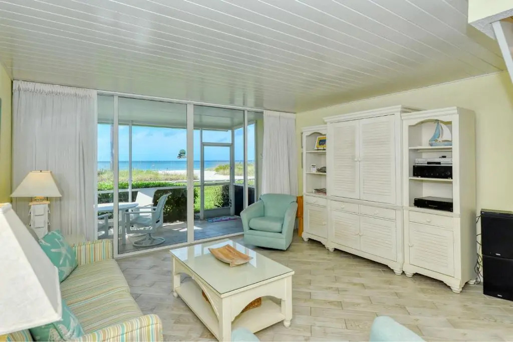 LaPlaya 105B-Relax on the balcony and watch the dolphins swim by and the pelicans dive!