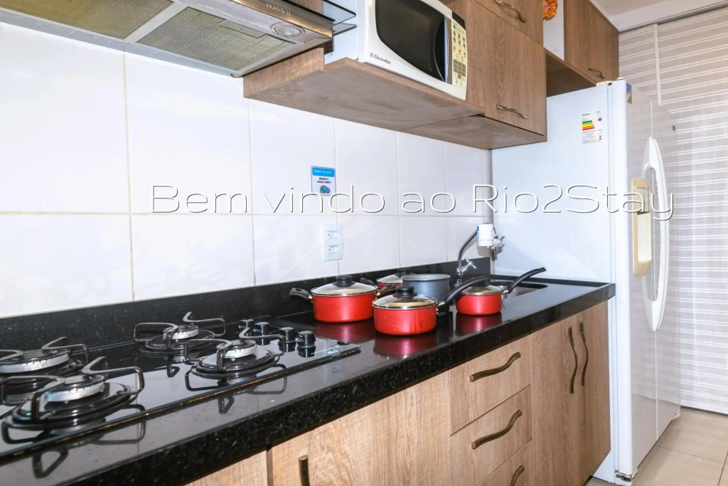 10 Flat Verano Stay cozinha, Parque Olímpico e Arena