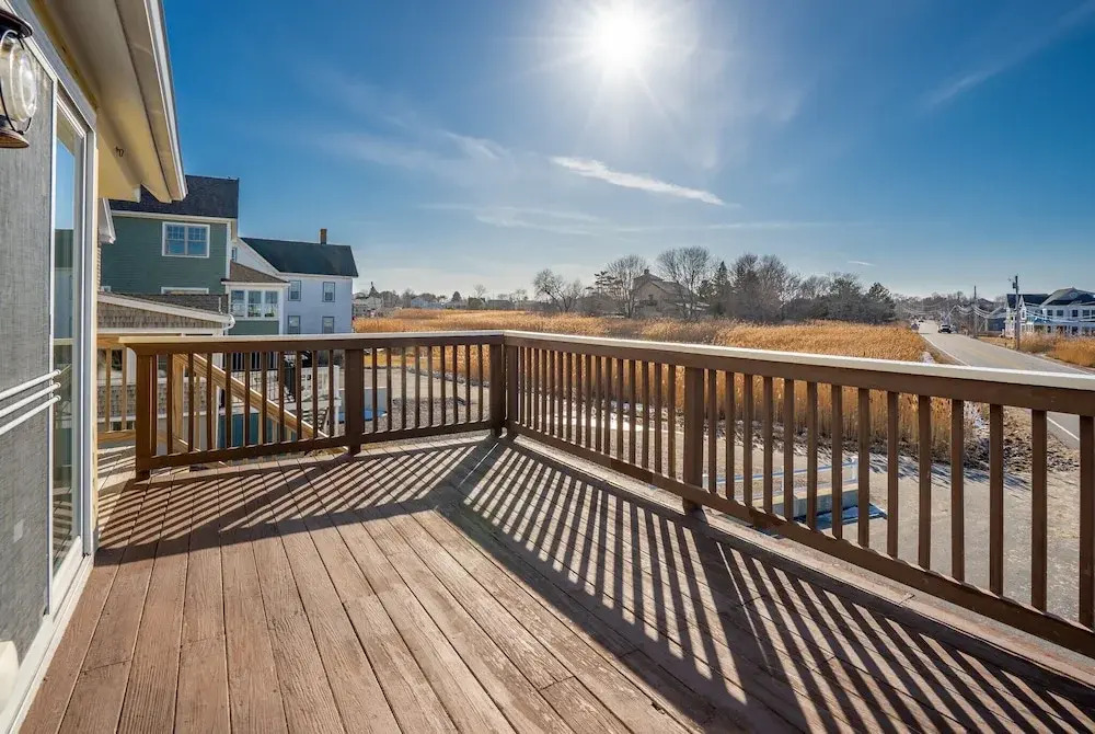 Oceanfront Front Porch Back Deck Kitchen