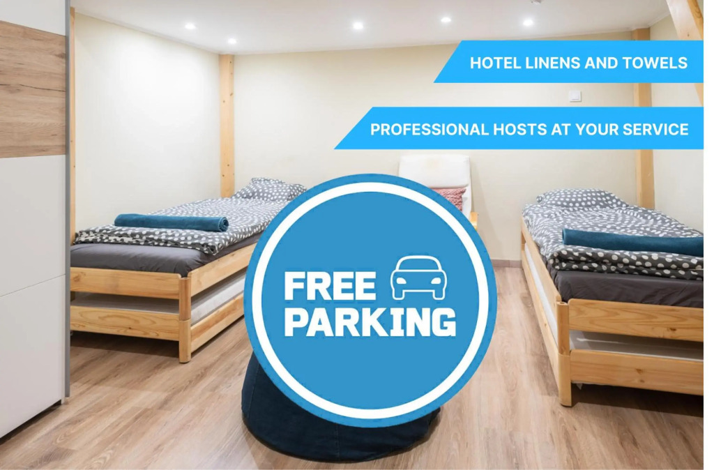 FREE PARKING!! Cozy and quiet apartment near Kiraly street 4ppl, AC