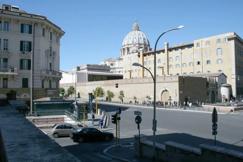 Steps from the Vatican Guesthouse