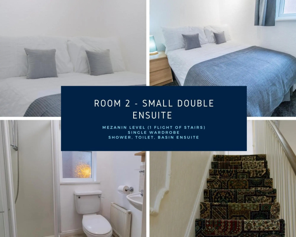 Find "DWELLCOME HOME Ltd" site for 10oo10 assurance from our past guests - HUGE 8 Ensuite Bedroom Townhouse, Fully equipped kitchen & dining room, lounge, 200Mbps broadband, Free Parking, Ideal Contractor & Family Groups, ample free street parking