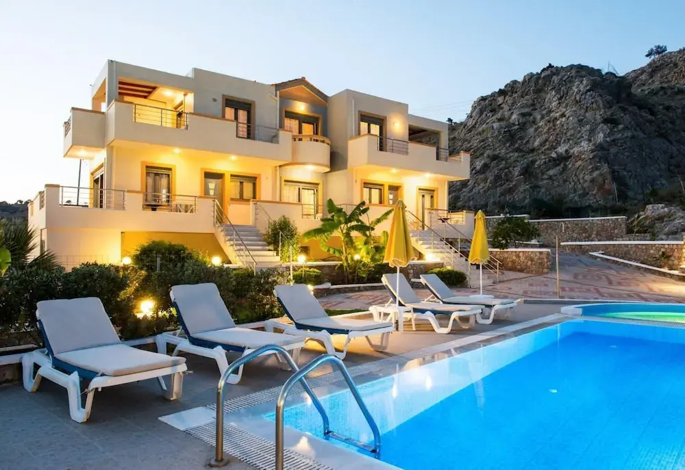 Pefki Sea View Villas Rhodes Six-bedroomed Villa for up to 12 People With Private Pool