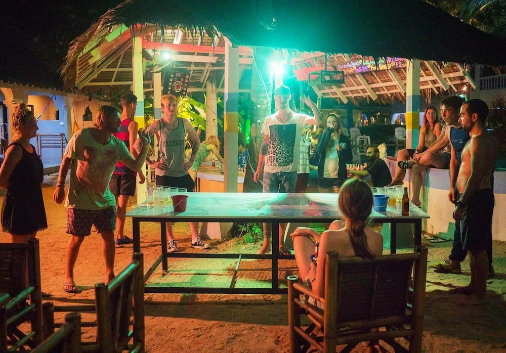 Asia Blue - Beach Hostel Hacienda - Single bed in 10-bed Dormitory Room