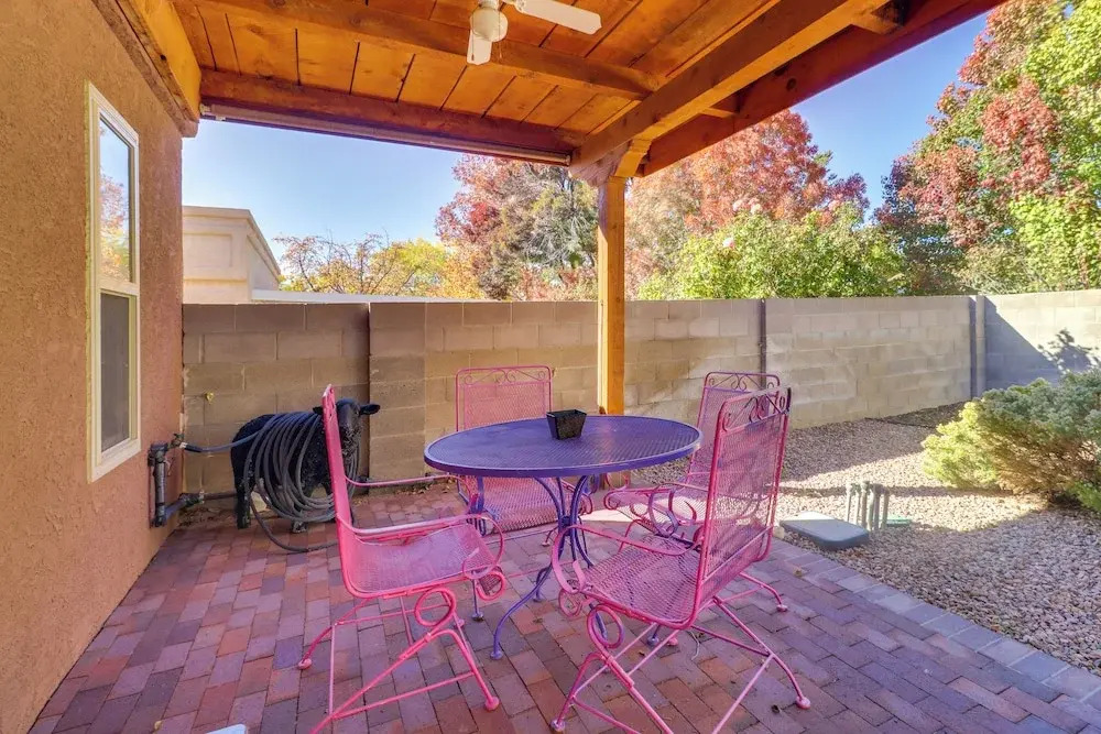 Covered Patio & Private Yard: Albuquerque Retreat