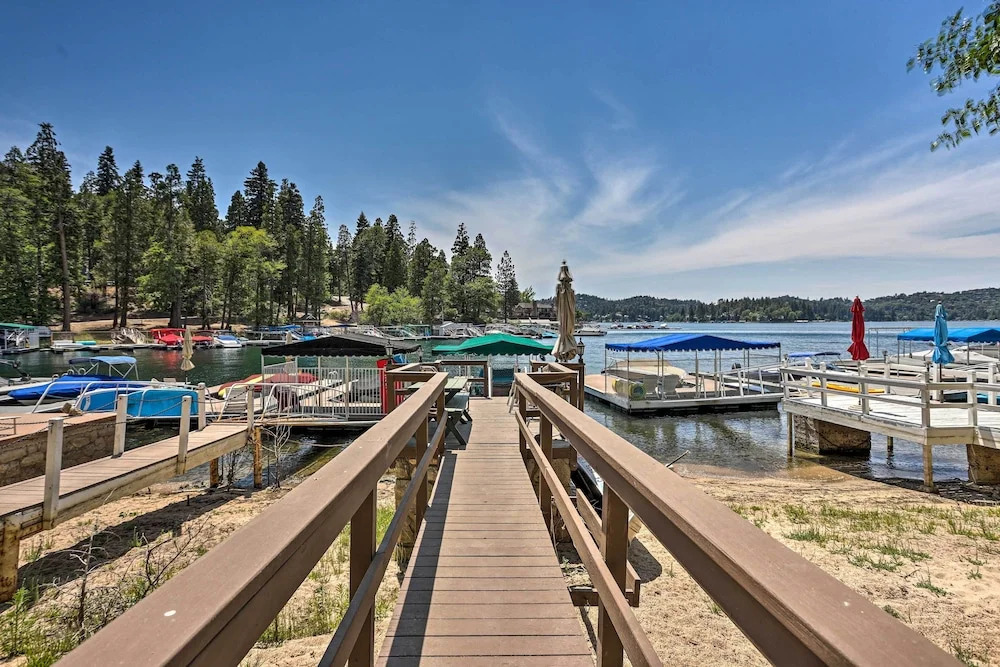 Waterfront Lake Arrowhead Home w/ View & Game Room