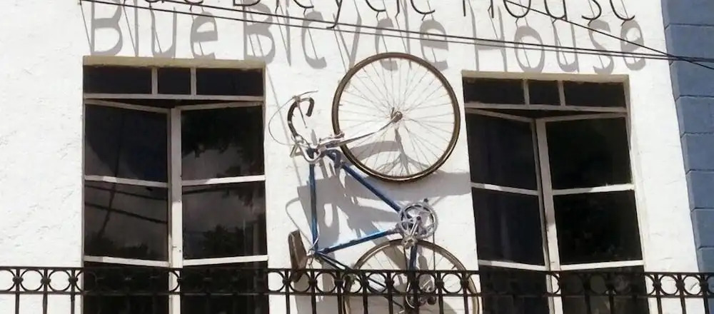 Blue Bicycle House