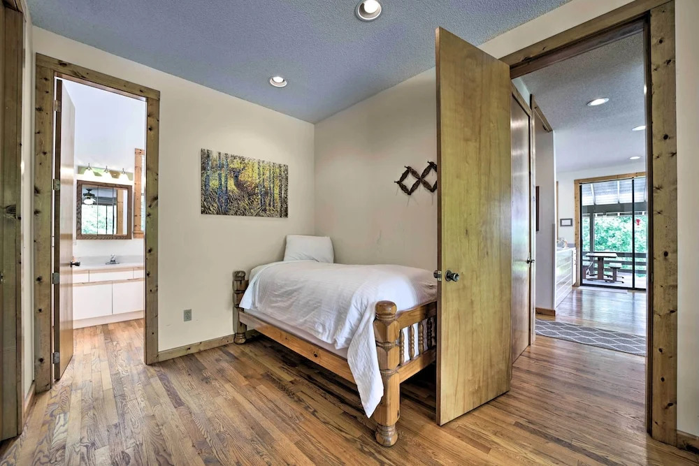 Mountain Views & Deck: Spacious Bryson City Home!