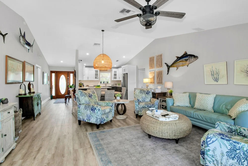 Waterfront Luxury Home with Pool and Boat Dock home