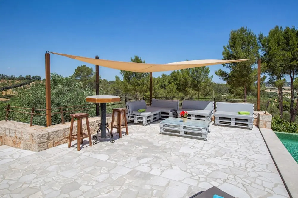 Sa Tanca in Sant Joan with Infinity Pool