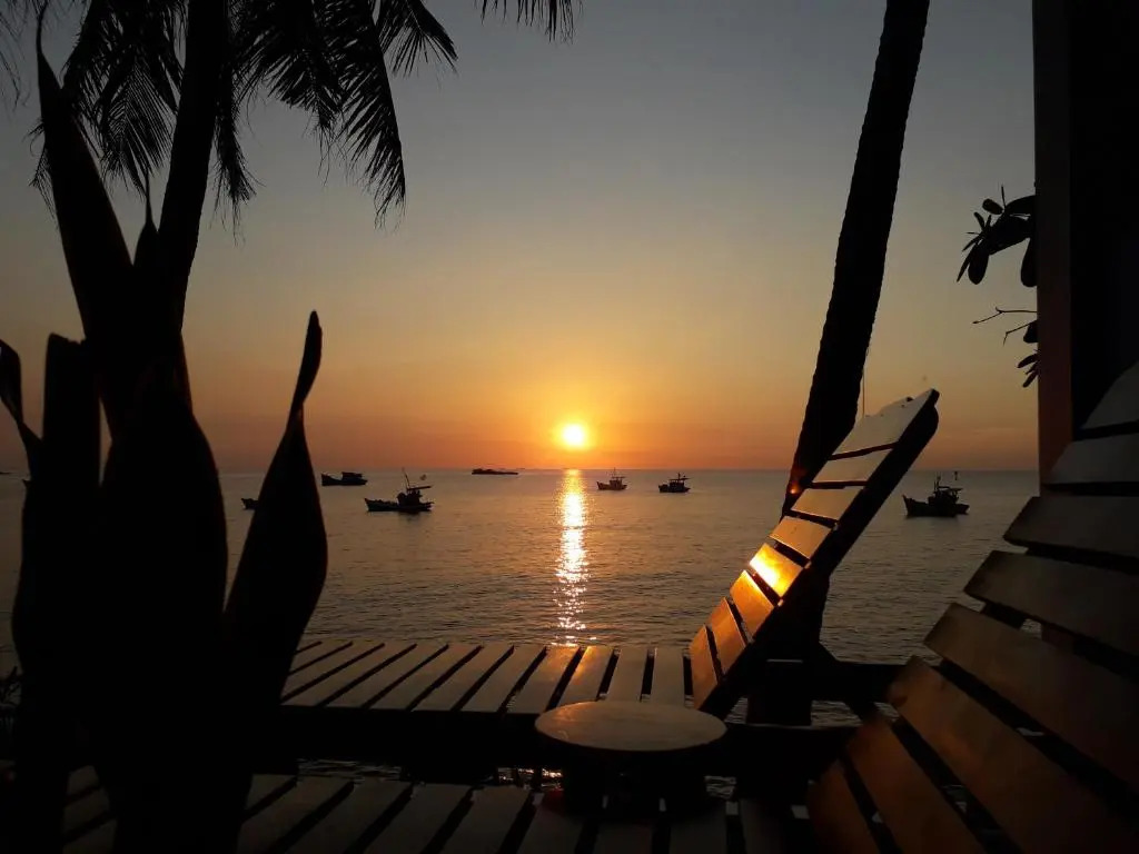 sunset beach house