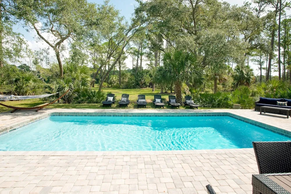 New Listing! All-Suite Sea Pines Stunner W/ Pool Home