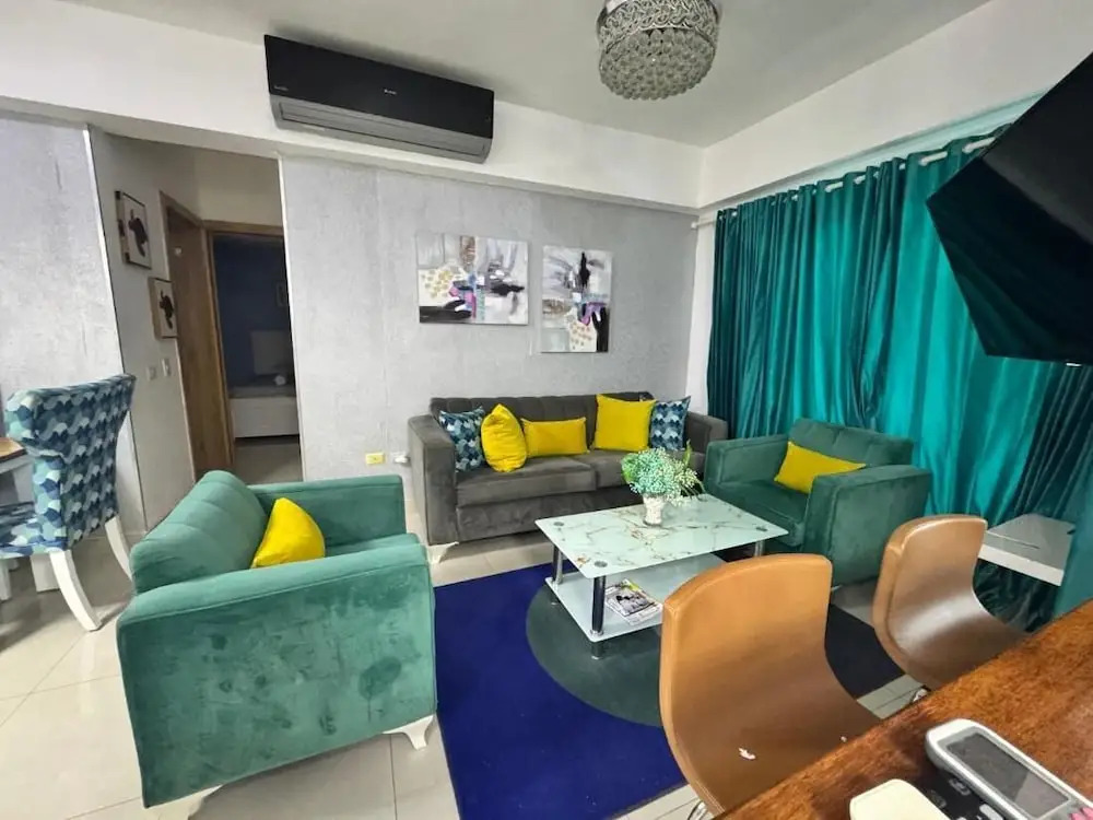 Modern Beach Apartment Pool Balcony 4min Walk to Boca Chica Beach