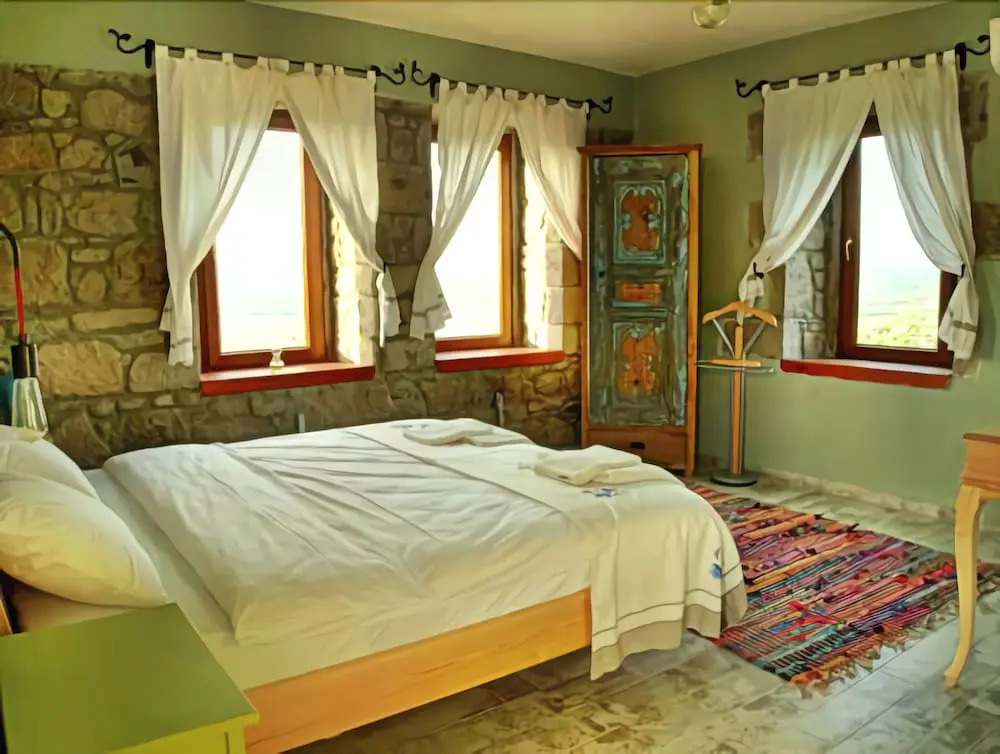 Mystic stone house at the ancient city of Assos
