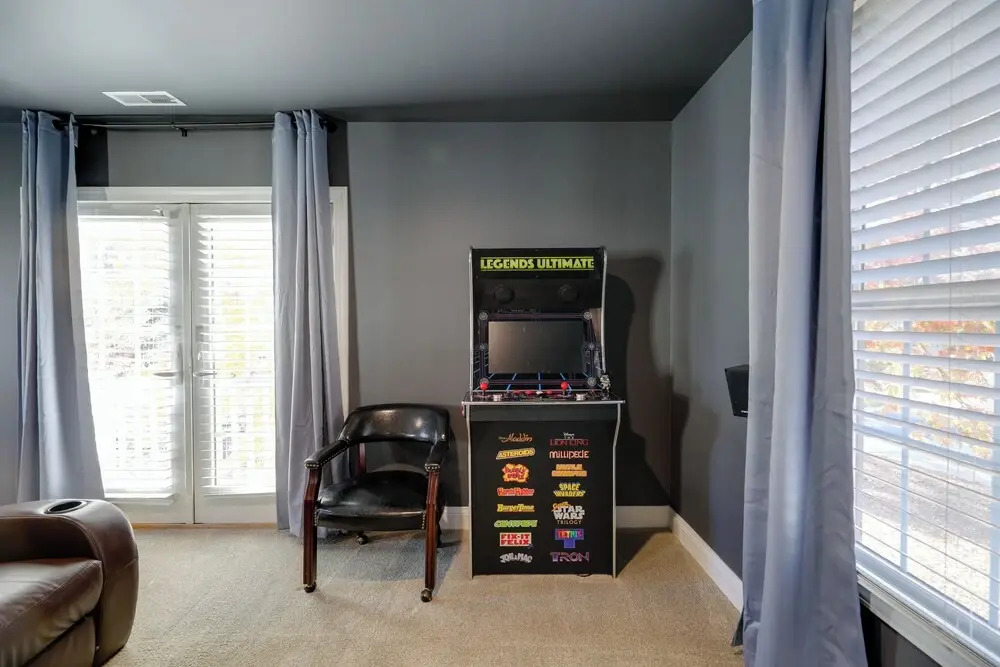 Theater Room & Deck at Massive Salt Pond Home!
