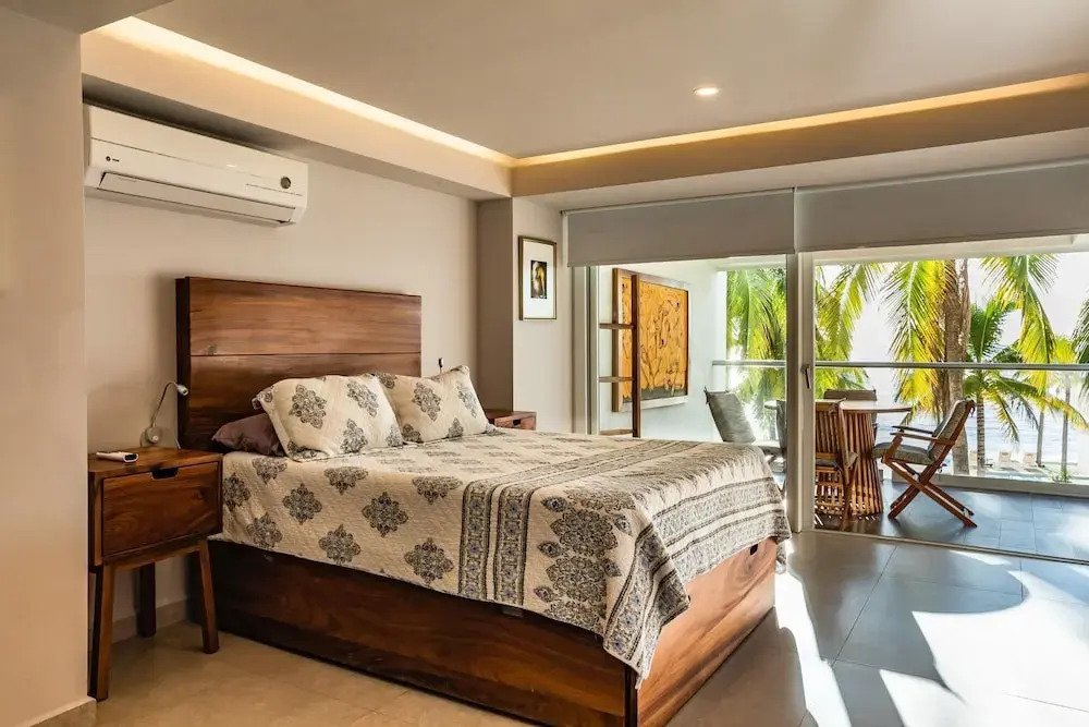 Apto moderno 1 hab Playa y alberca en PV