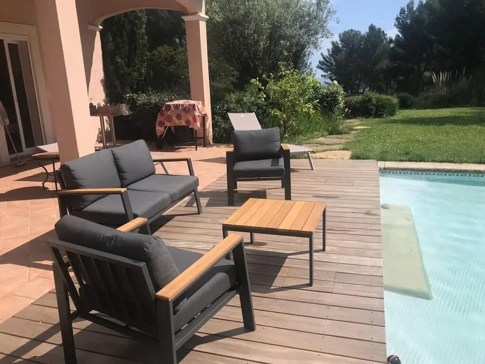 Villa Eléonore - plage à pied vue mer piscine sans vis-à-vis jardin 3600m² - Ted Home