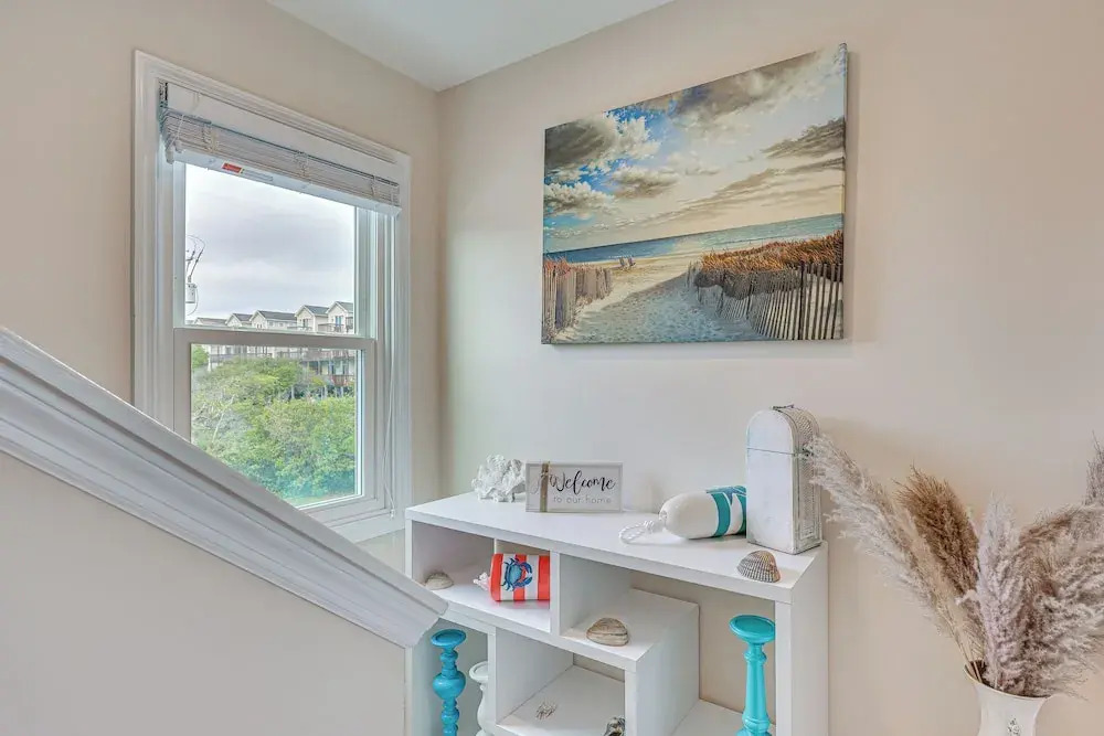 Walk to Surf City Beach: Ocean-view Home w/ Decks!