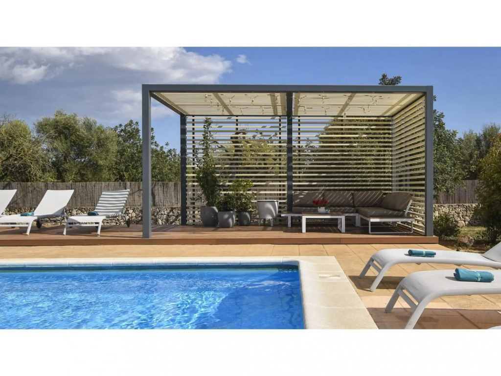 Recently Built Country House in a Minimalist Style, Private Pool Detached