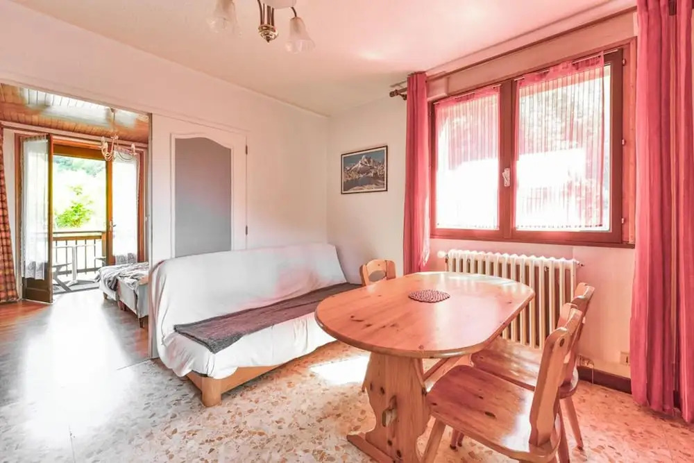 Apartment With 2 Bedrooms in La Perrière Courchevel, With Wonderful Mountain View, Furnished Garden and Wifi - 6 km From the Slopes
