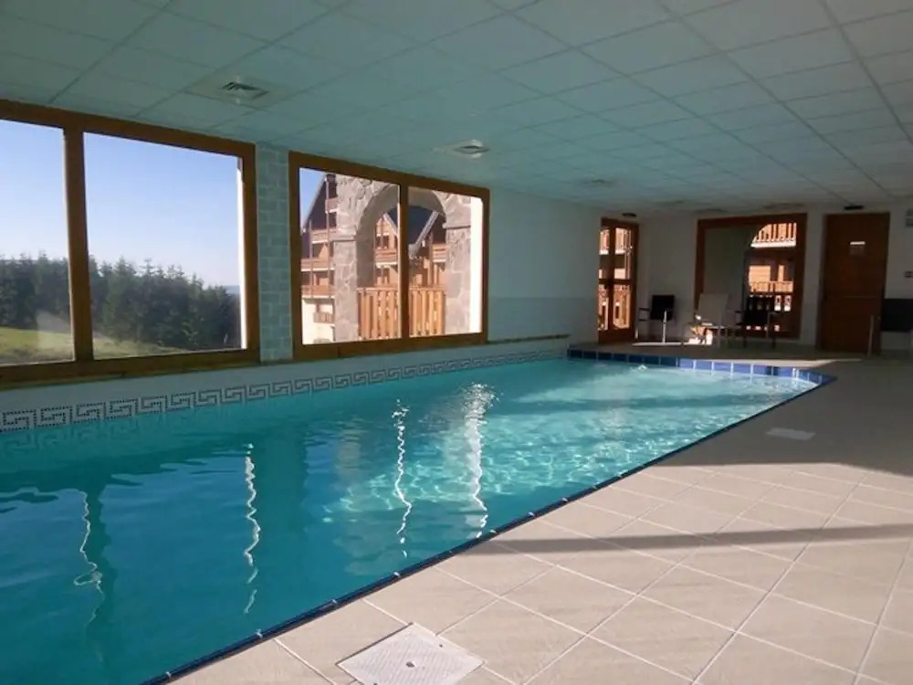 Apartment With 2 Bedrooms in Besse-et-saint-anastaise, With Wonderful Mountain View, Shared Pool and Wifi